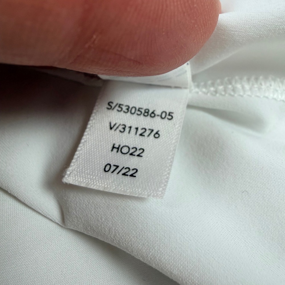 Athleta Racerback Tank Top Womens‎ Medium White Excellent Activewear Workout - Picture 10 of 11